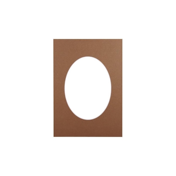 Passepartout 21x29,7, bronse oval
