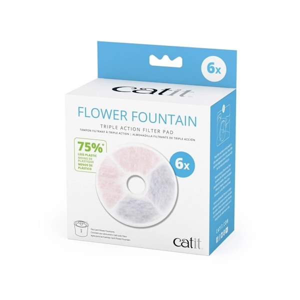Catit flower kolmitoimisuodatin 6kpl