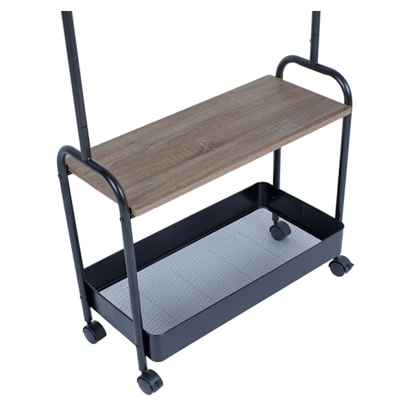 Kleshenger FRASER 74x35xH165cm, sort