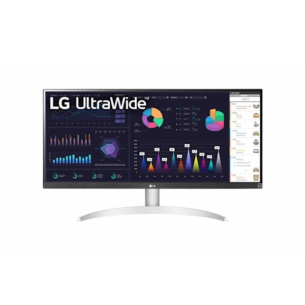 LCD-skärm 29wq600-w (29", 21 : 9, panel ips, 2560x1080, 21:9, 5 ms, högtalare, tilt, 29wq600-w), Lg