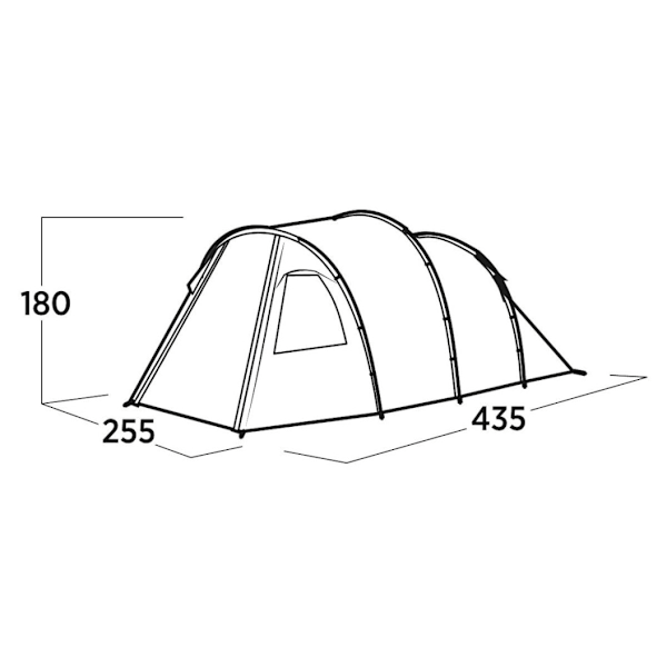 Easy Camp, Tunnel, Familjetält, Hidra 4