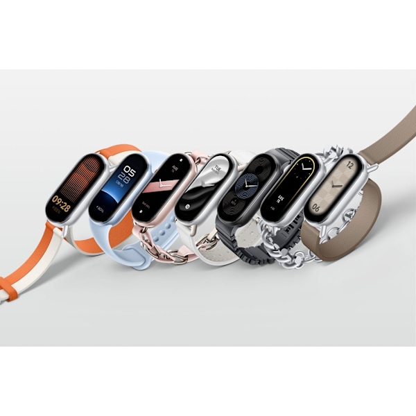Xiaomi Smart Band 9, jäätikköhopea