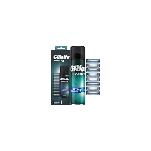 Parranajotarvike, Mach3 8kpl + Mach3 geeli 200ml, Gillette