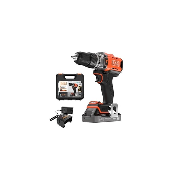 BLACK & DECKER, sladdlös borrskruvdragare, BCD383D1XK-QW