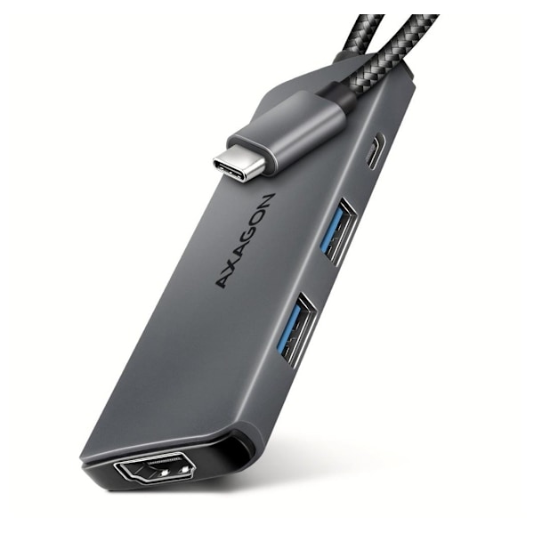 AXAGON, USB-C 5Gbps 5in1 8K Hub, HMC-5H8K