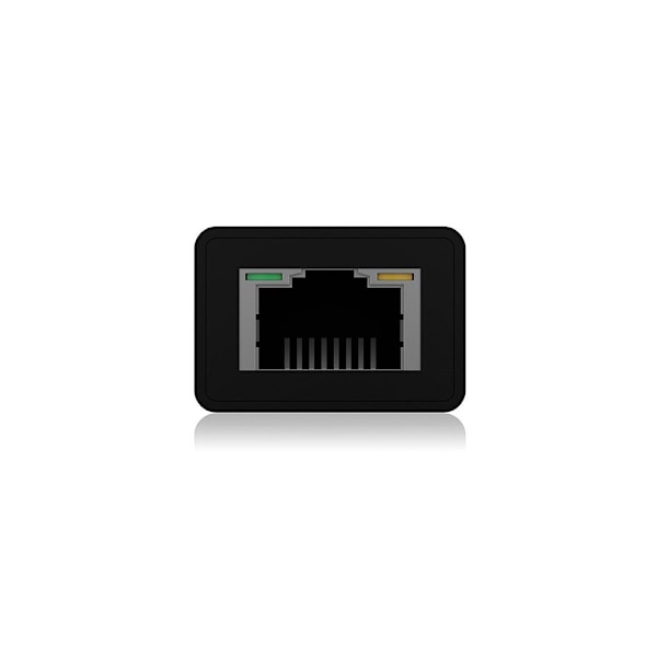 Raidsonic, 4-porttinen keskitin, USB 3.0 Type-A, Type-C, Gigabit LAN, Icy Box IB-HUB1419-LAN