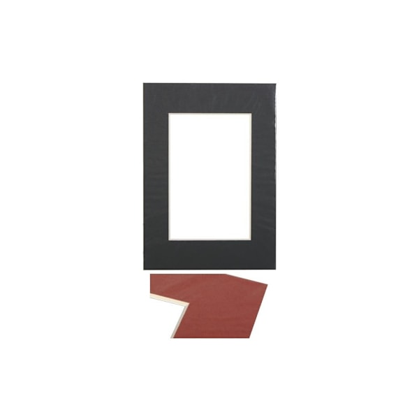 Passepartout 15x21, svart
