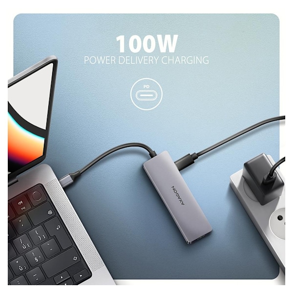 AXAGON, USB-C 5 Gbps 5-i-1-hub, HMC-5H60