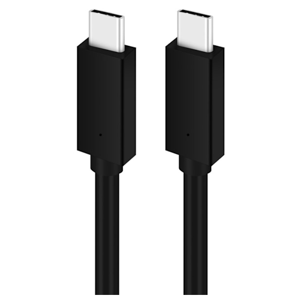 Platinetkabel USB-C - USB-C 5A 100W 1m, sort (PUCC5A1B)