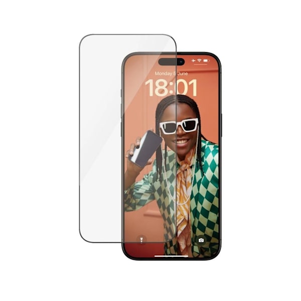 PanzerGlass, Skärmskydd, Apple, IPhone 15 Pro Max, Glas, Transparent, Ultrabred passform, Reptålig, Fallskydd, EasyAligner ingår
