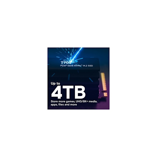 Harddiske (SSD), T705 1TB CT1000T705SSD5, afgørende