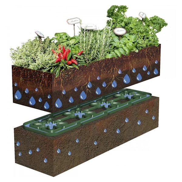 Flora vannsparingssystem (sett 10 stk) Green