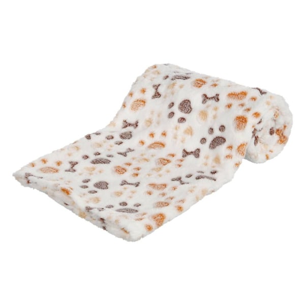 Hundetæppe Lingo 100x75cm hvid/beige