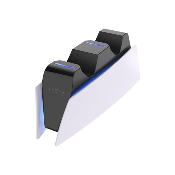 Fast, dobbelt opladerstander til PS5 trådløs controller, FIXPS5-DCC-BW