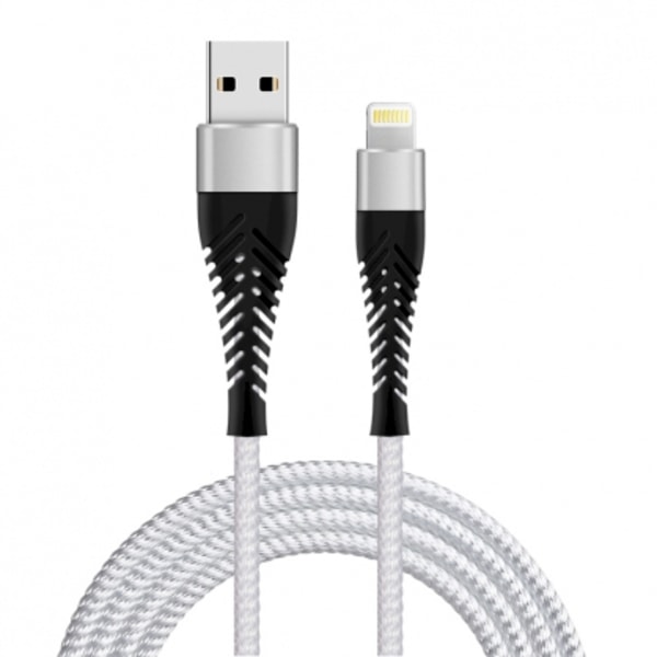 Fishbone USB-A - Lightning 30 W / 3 A / 1,5 m valkoinen, fuusiotarvikkeet