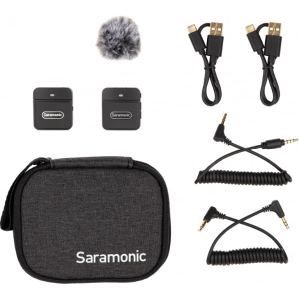 Microphone Blink 100 B1 (TX+RX) 1 till 1, 2,4 GHz trådlöst system, Saramonic
