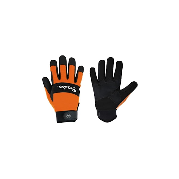 Handskar TECH BLACK storlek 8 Orange