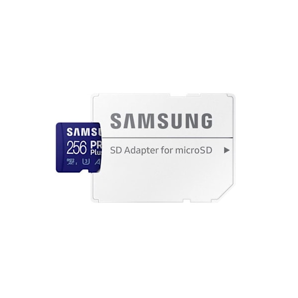 Hukommelse micro sdxc pro+ 256gb/w/adapt. Mb-md256sa/eu, Samsung