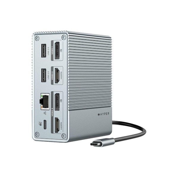Hyper, HyperDrive GEN2 12-in-1 USB-C-telakointiasema