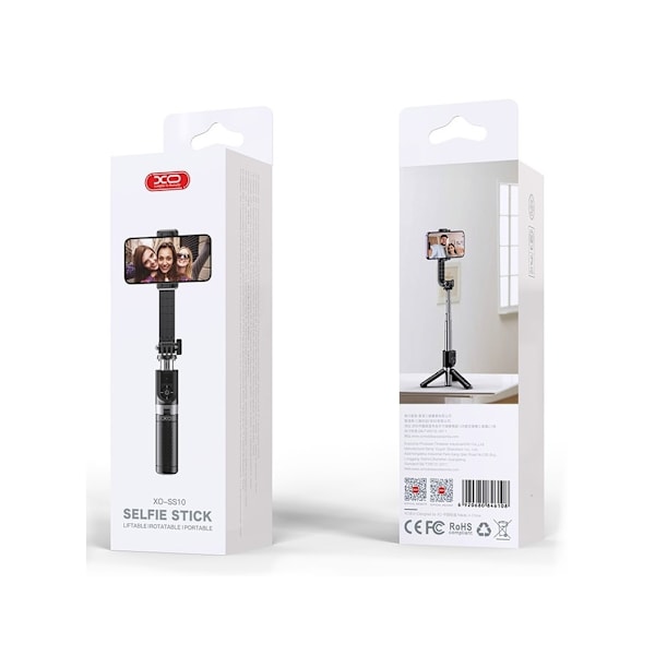 XO Selfie Stick Tripod SS10 80cm, sort