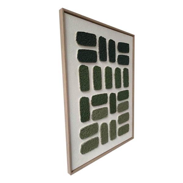 Veggkunst WALLY 60x80cm, grønn labyrint 1