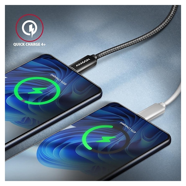 AXAGON, USB Type C - USB Type C, Data og lading USB4 Gen 3x2-kabel, 1 m, BUCM432-CM10AB