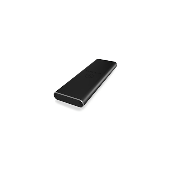 Raidsonic, bærbart harddisk etui, eksternt USB 3.0 kabinet til M.2 SSD, IB-183M2 Sort