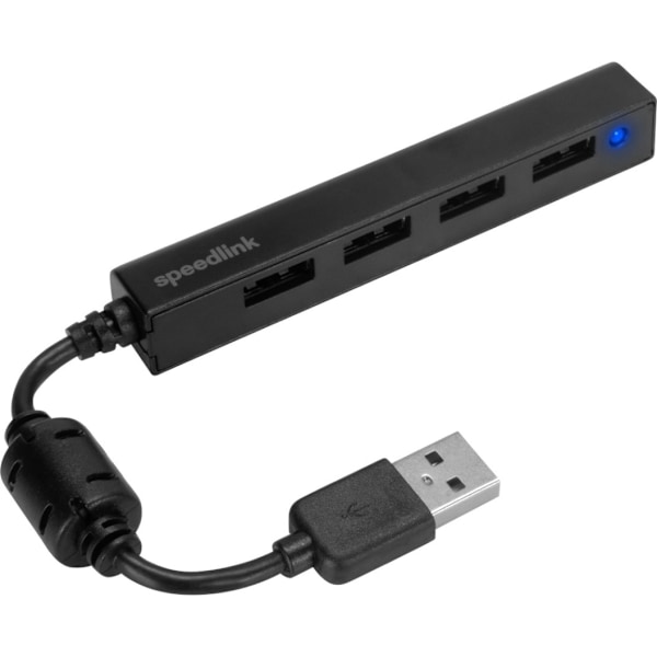 Speedlink USB-hub Snappy Slim 4-porter (SL-140000-BK)