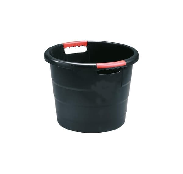 Rund multifunktionsbeholder TONI, sort 30L Black