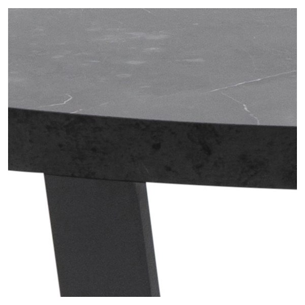 Sofabord AMBLE D77xH44cm, sort