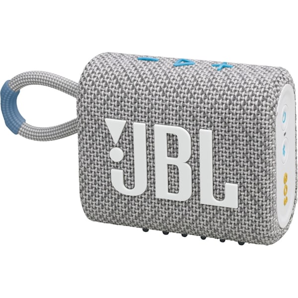 JBL trådløs høyttaler Go 3 Eco, hvit Blå, Hvit