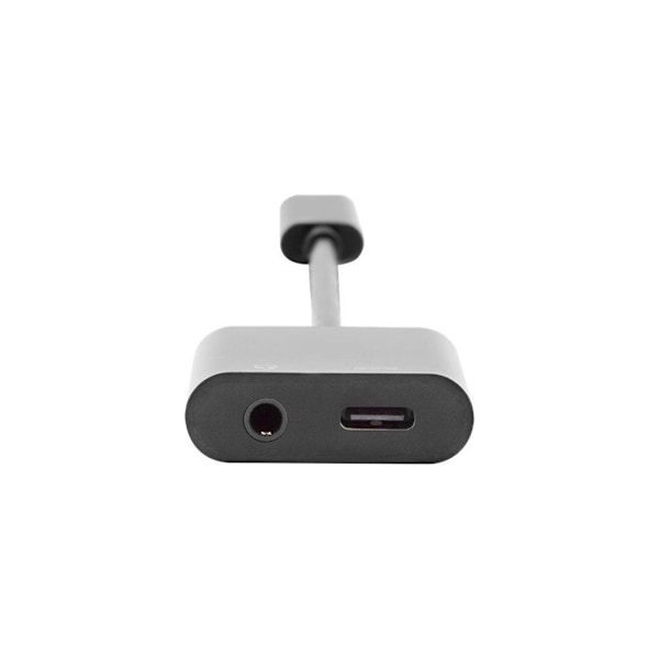 Digitus, Type-C till USB Type-C, USB Type-C adapter/omvandlare, Type-C till USB Type-C med 3,5 mm stereo, AK-300400-002-S