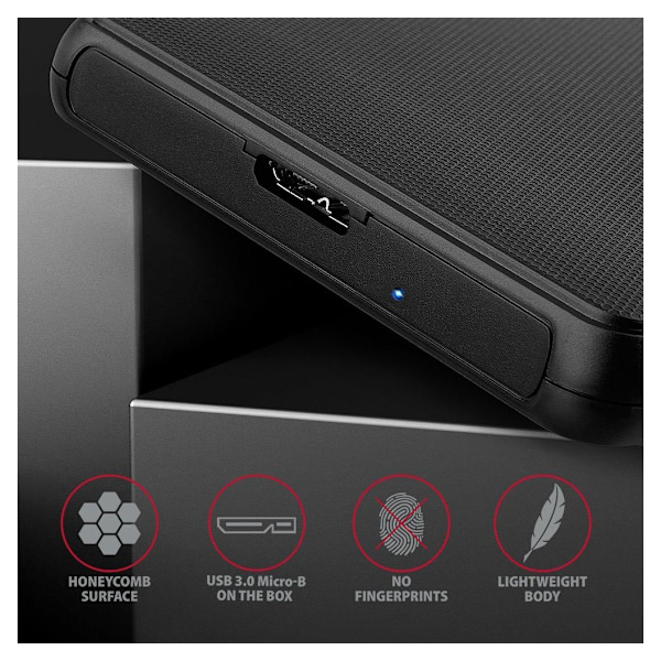 AXAGON, skrueløs USB 3.2 Gen 1 - SATA 6G ekstern boks til 2,5" SSD/HDD, EE25-SL