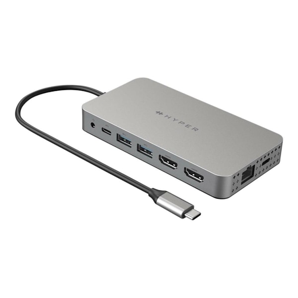 Hyper, HyperDrive Universal USB-C 10-in1 Dual HDMI Mobile Dock