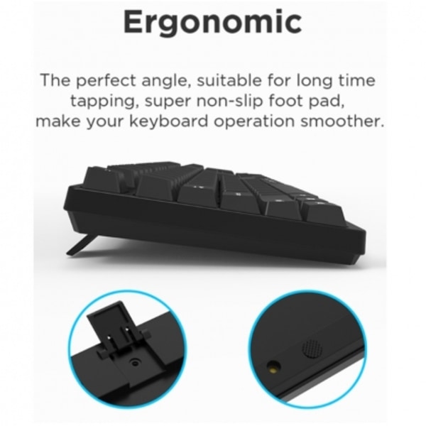PC-tastatur AK205 (DA/RU), Aula