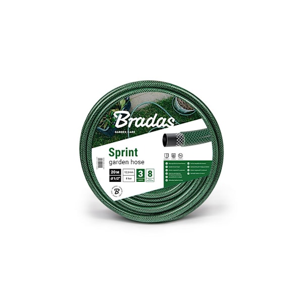 Puutarhaletku 1/2" - 50m SPRINT Bradas Green