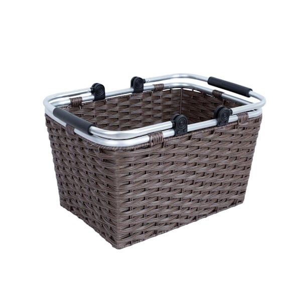 Ostoskori LIDO RIO 43x30xH24cm, tummanruskea