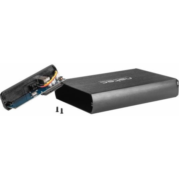 HDD'er kabinetter og etuier, eksternt HDD kabinet RHINO 3,5" sort NKZ-0448, Natec