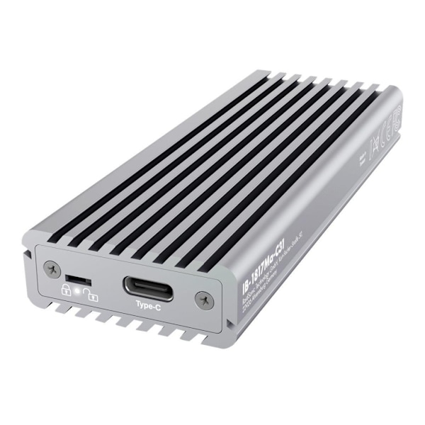 Raidsonic, Icy box Ulkoinen Type-C™-kotelo M.2 NVMe SSD:lle, IB-1817Ma-C31