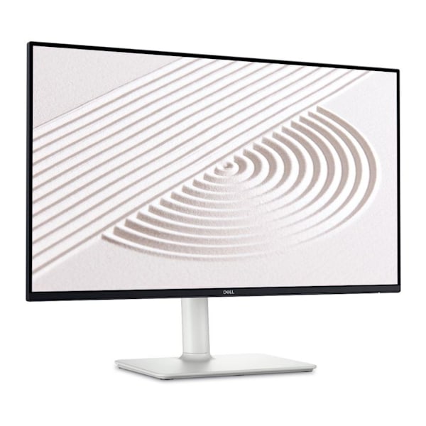 LCD-skärm, Dell, s2425hs (23,8", business, panel ips, 1920x1080, 16:9, 100hz, matt, 8 ms, högtalare, vridbar, pivot) Svart, Silver