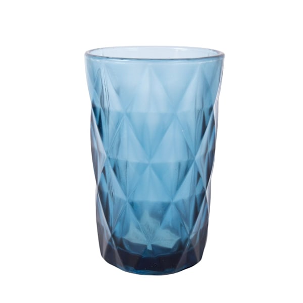 Sæt med 6 produkter. Højt drikkeglas CORAL 350ml, D8xH12cm, blå