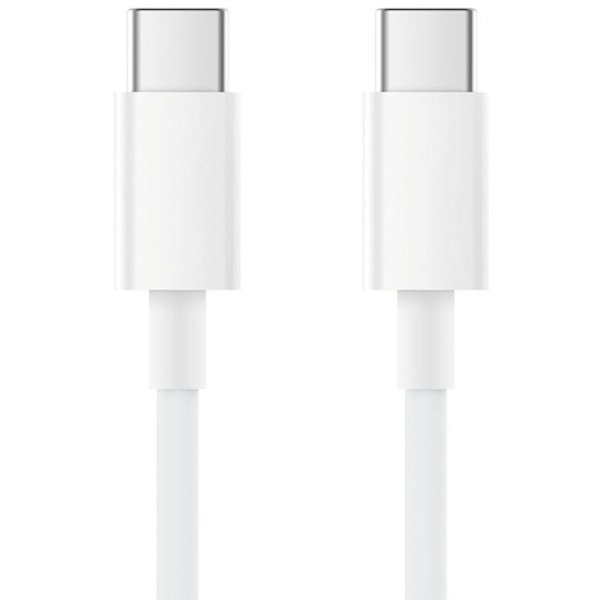 Set med 2 produkter. Xiaomi Mi-kabel USB-C - USB-C 1,5m, hvit
