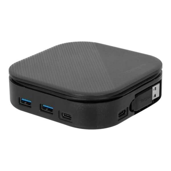Targus, Universal DisplayLink USB-C Dual Monitor Travel Docking Station, 80W