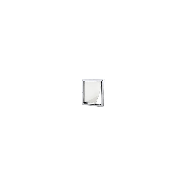 2-vejs hundeklap, S–M: 30 × 36 cm, hvid