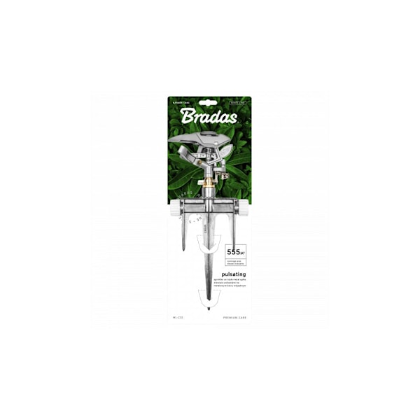 WHITE LINE TRITON Impulssprinkler - tredobbelt spids Grey