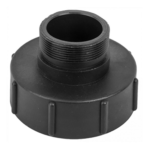 2 tuotteen paketti. IBC adapter, S100x8 sisäkierre - 2" ulkokierre, Bradas