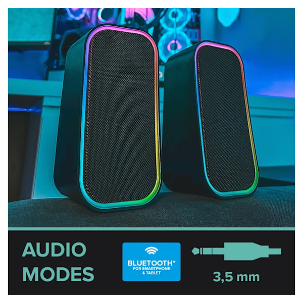 Speedlink højttalere Token RGB (SL-810008-BK)