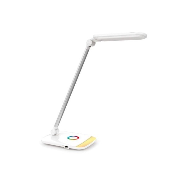 Platinett bordlampe med USB-lader PDLQ60 12W (43804)