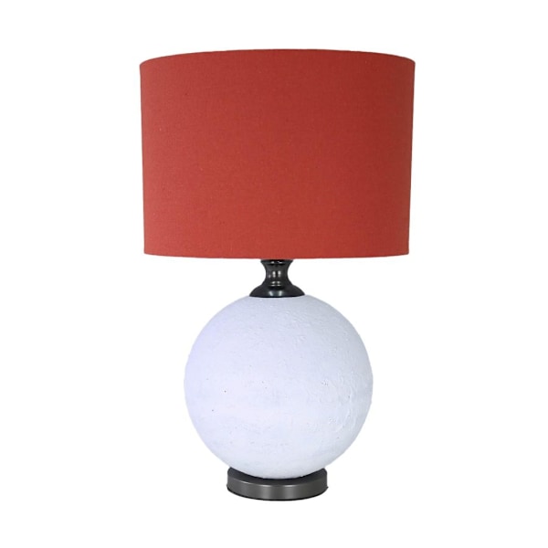 Bordlampe LUXO H56cm, rød/hvid