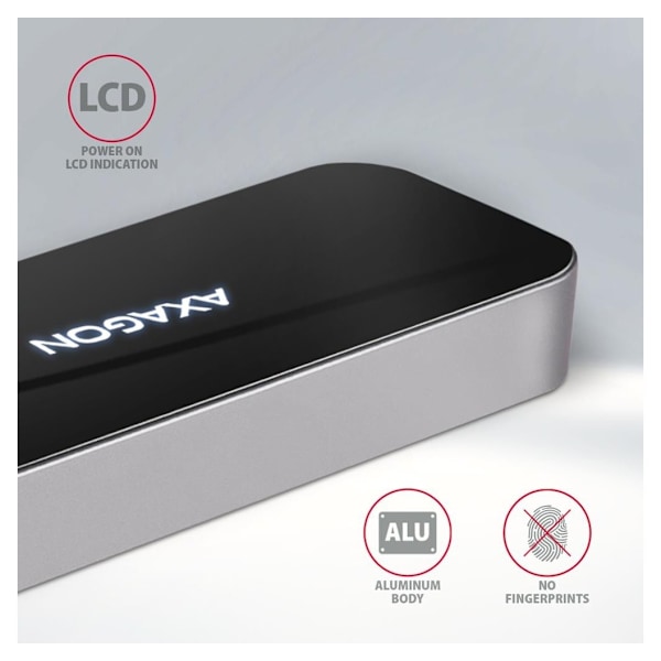 AXAGON, SuperSpeed ​​USB-C Combo 6in1 Hub, HMC-6H4A